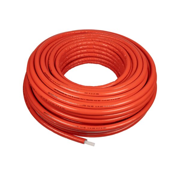 USYSTEMS труба Radi Pipe PN10 16×2,2 в теплоизоляции 6 мм красной бухта 100 м