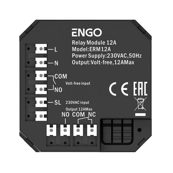 Модульное реле 12 A ERELAY  «Engo»