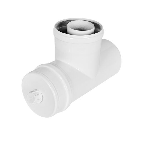 ROMMER Конденсатоотводчик коаксиальный Т-образный D 60/100