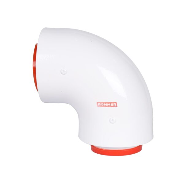 ROMMER Начальный участок 90 гр. 60/100  хомут в комплекте + втулка D60 L-50