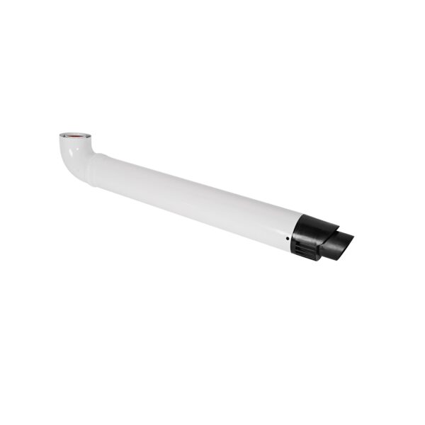 ROMMER Комплект дымохода СТАНДАРТ 60/100 — 900мм (Bosch, Buderus, Navien S/C/E, Baxi ECO Nova/Classic,   Baltur, Fondital  ) в комплекте фланец