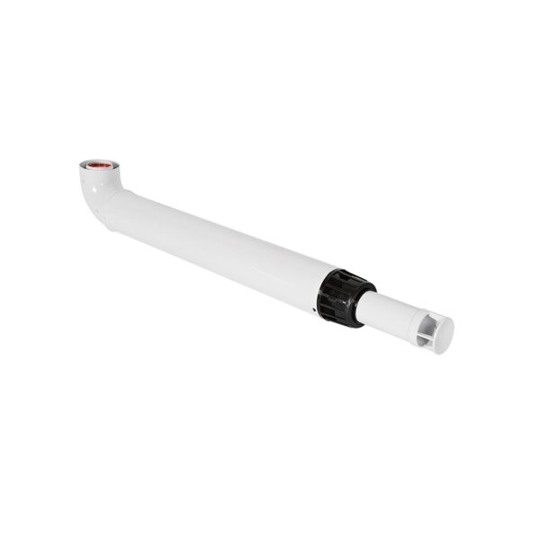 ROMMER Комплект дымохода АНТИЛЕД 60/100 — 1000 мм (Bosch, Buderus, Navien S/C/E, Baxi ECO Nova/Classic,   Baltur, Fondital  ) в комплекте фланец