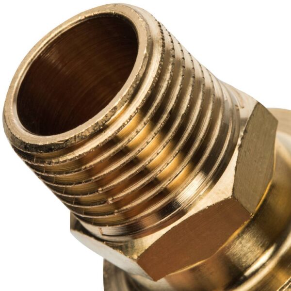 STOUT Переходник с наружной резьбой 25xR 1/2″ для труб из сшитого полиэтилена аксиальный