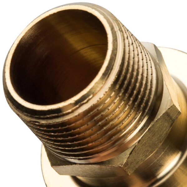 STOUT Переходник с наружной резьбой 32xR 3/4″ для труб из сшитого полиэтилена аксиальный