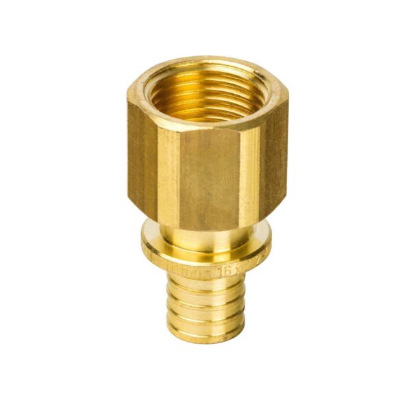 STOUT Переходник с внутренней резьбой 16xG 1/2″ для труб из сшитого полиэтилена аксиальный