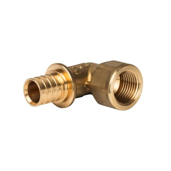 STOUT Угольник-переходник с внутренней резьбой 20xG 1/2″ для труб из сшитого полиэтилена аксиальный