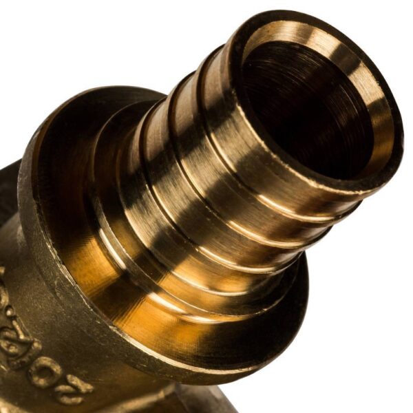 STOUT Угольник настенный с креплением 20xRp 1/2″ для труб из сшитого полиэтилена аксиальный