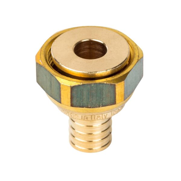 STOUT Переходник с накидной гайкой 16xG 3/4″ для труб из сшитого полиэтилена аксиальный