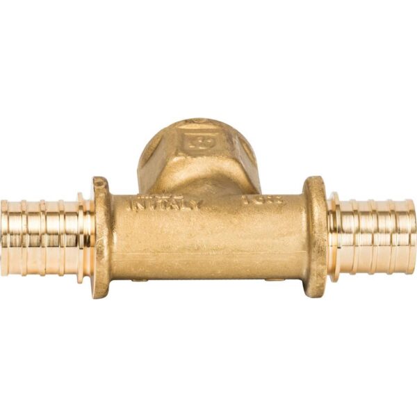 STOUT Тройник-переходник с внутренней резьбой 20xR 1/2″ для труб из сшитого полиэтилена аксиальный