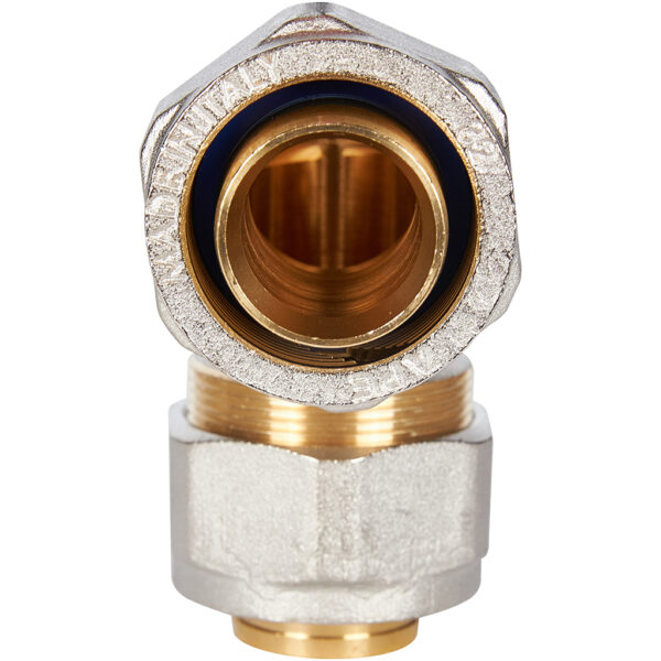 STOUT Угольник  90° 32×32 для металлопластиковых труб винтовой