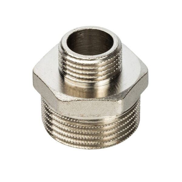 STOUT Ниппель НН переходной никелированный 1х1/2″