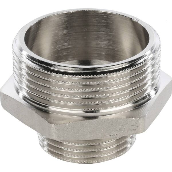 STOUT Ниппель НН переходной никелированный 1 1/2х1″