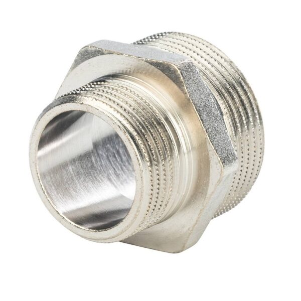 STOUT Ниппель НН переходной никелированный 1 1/4х1″