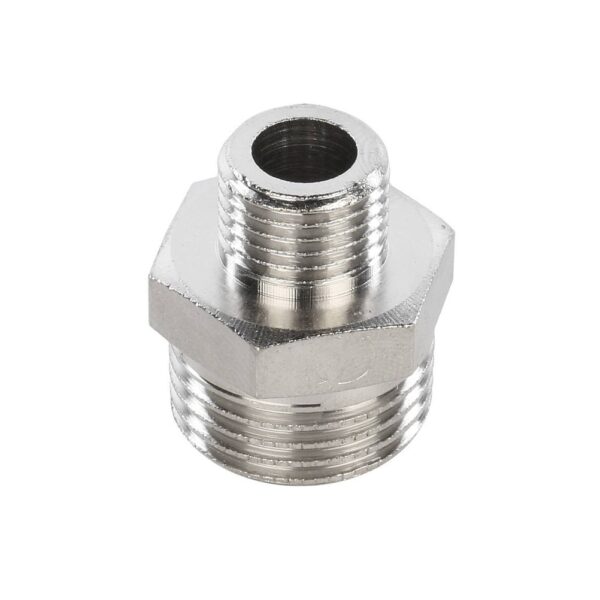 STOUT Ниппель НН переходной никелированный 1/2х1/4″