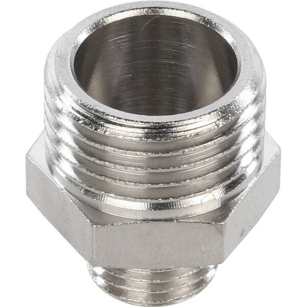 STOUT Ниппель НН переходной никелированный 1/2х1/4″