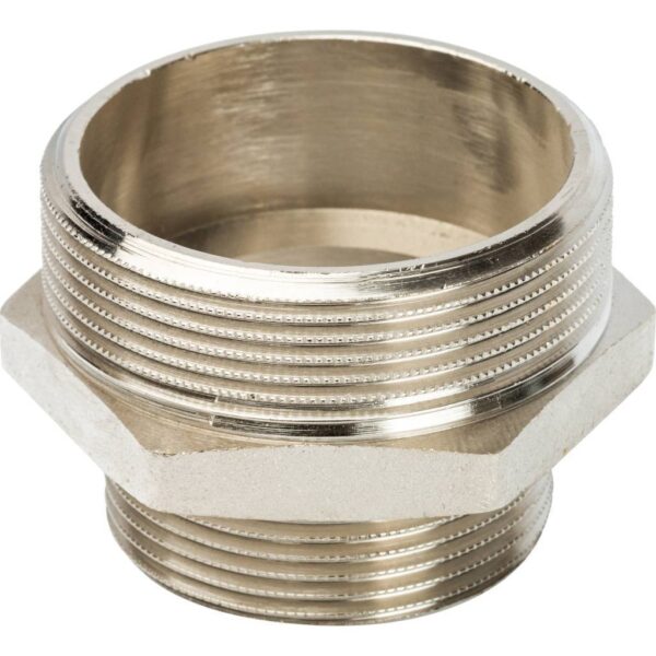 STOUT Ниппель НН переходной никелированный 2х1 1/2″
