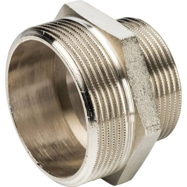 STOUT Ниппель НН переходной никелированный 2х1 1/2″