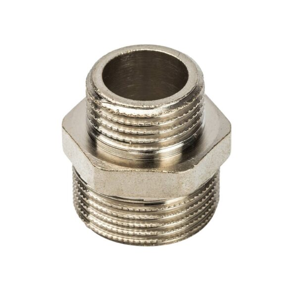 STOUT Ниппель НН переходной никелированный 3/4х1/2″