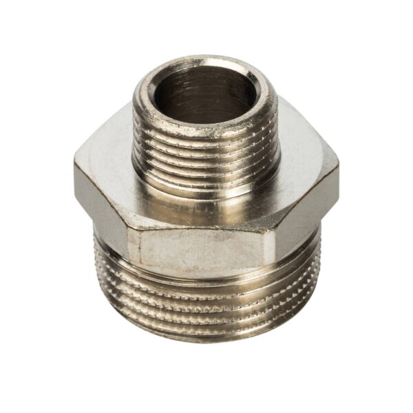 STOUT Ниппель НН переходной никелированный 3/4х3/8″