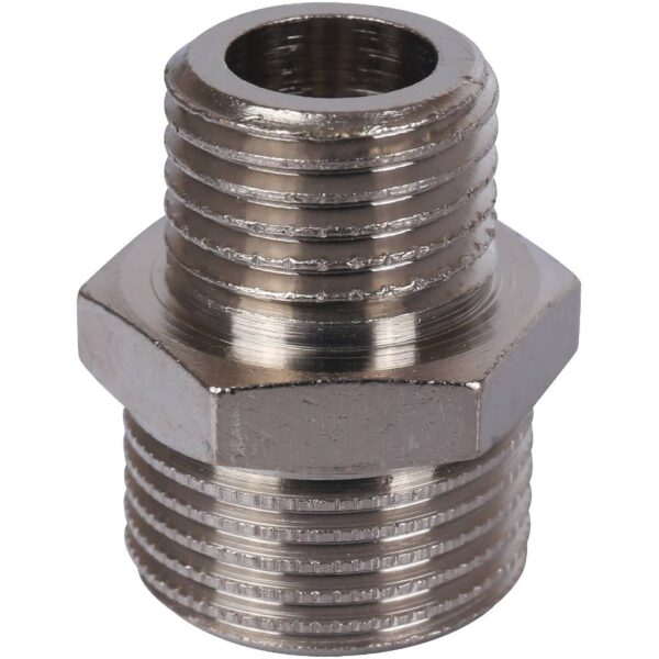 STOUT Ниппель НН переходной никелированный 3/8х1/4″