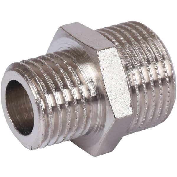 STOUT Ниппель НН переходной никелированный 3/8х1/4″