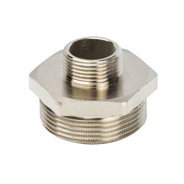 STOUT Ниппель НН переходной никелированный 1 1/2х3/4″