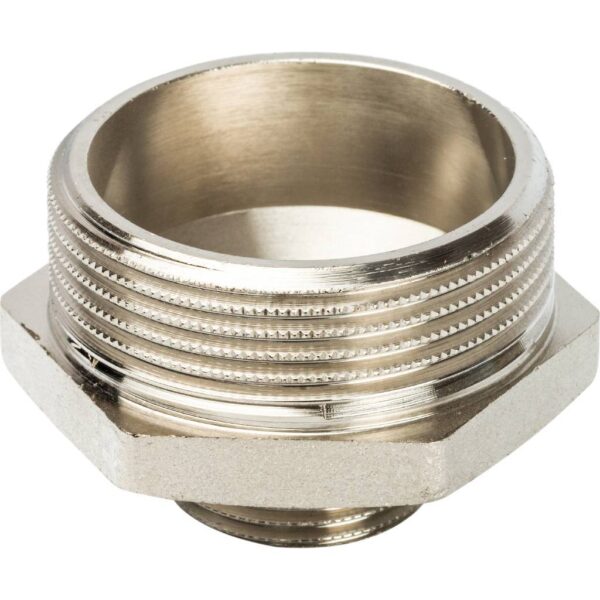 STOUT Ниппель НН переходной никелированный 1 1/2х3/4″