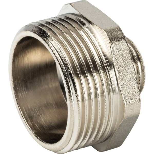 STOUT Ниппель НН переходной никелированный 1 1/4х1/2″