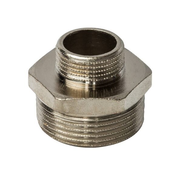 STOUT Ниппель НН переходной никелированный 1 1/4х3/4″