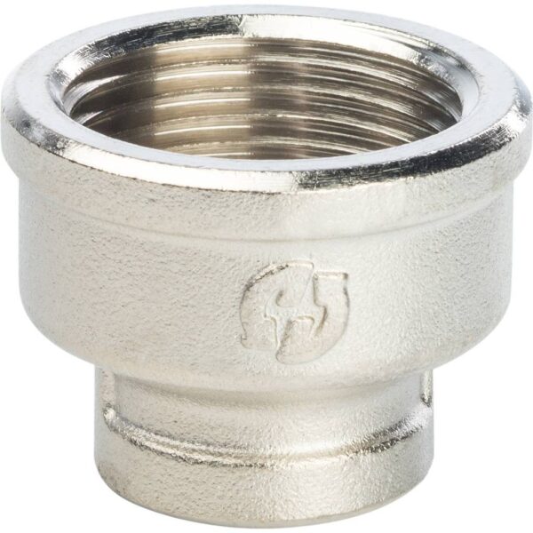 STOUT Муфта ВВ переходная никелированная 1 х1/2″