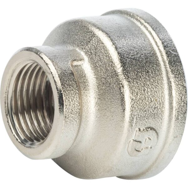 STOUT Муфта ВВ переходная никелированная 1 х1/2″