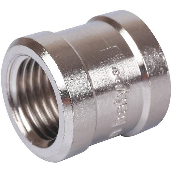 STOUT Муфта ВВ никелированная 1/4″