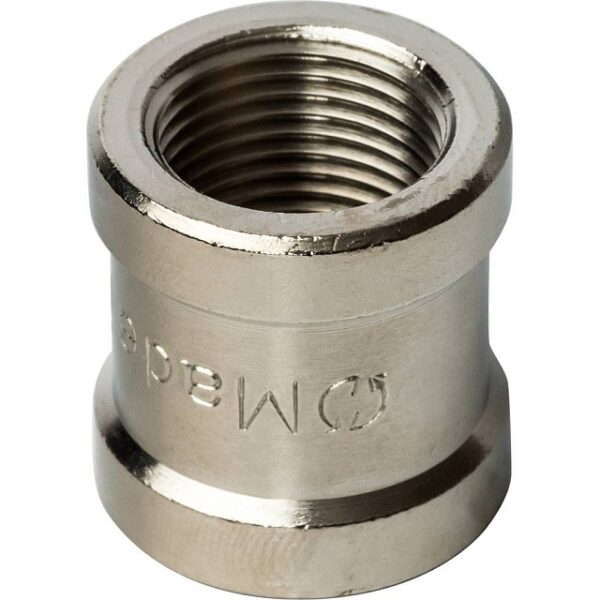 STOUT Муфта ВВ никелированная 3/8″