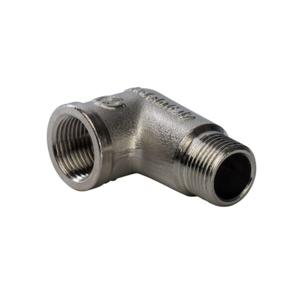 STOUT Угольник НВ никелированный 3/8″