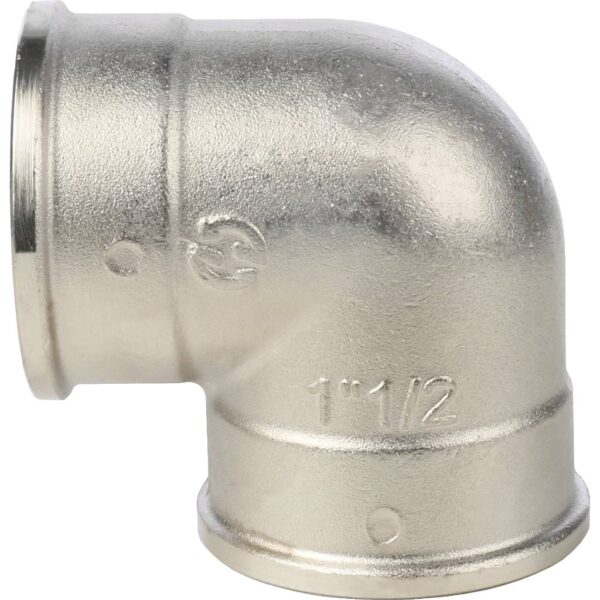 STOUT Угольник ВВ никелированный 1 1/2″