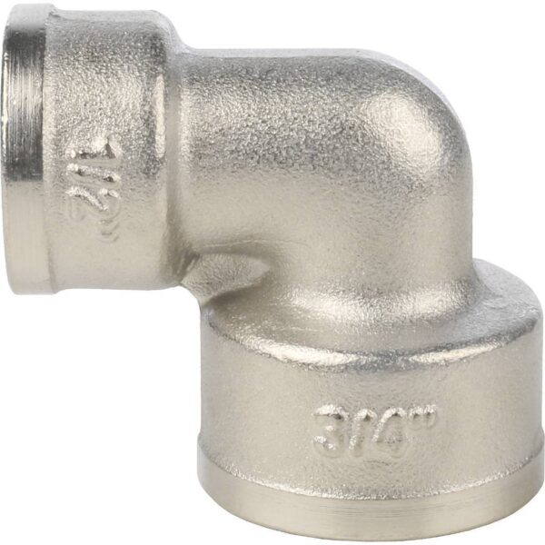 STOUT Угольник ВВ никелированный 3/4-1/2″