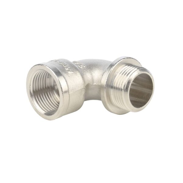 STOUT Угольник с упором НВ никелированный 3/4″