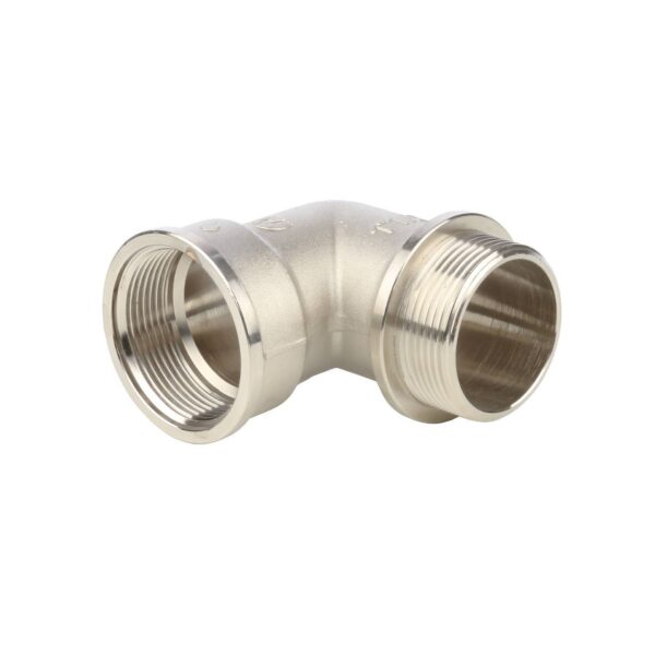 STOUT Угольник с упором НВ никелированный 1 1/2″