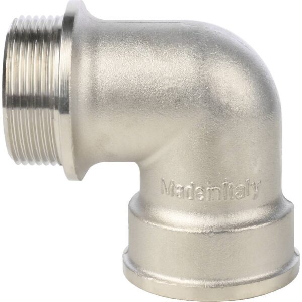STOUT Угольник с упором НВ никелированный 1 1/2″