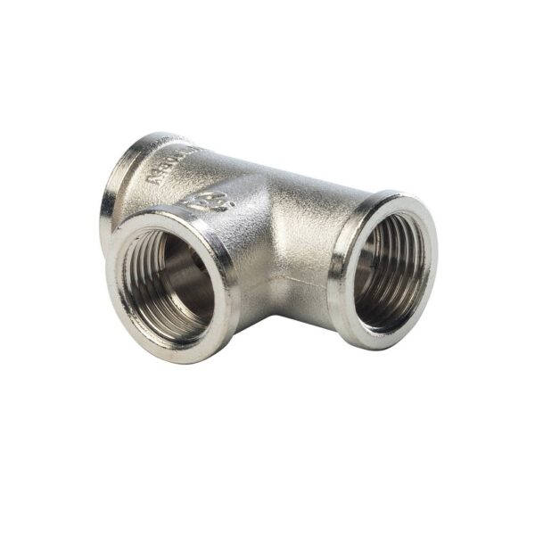 STOUT Тройник ВВ никелированный 1/2″