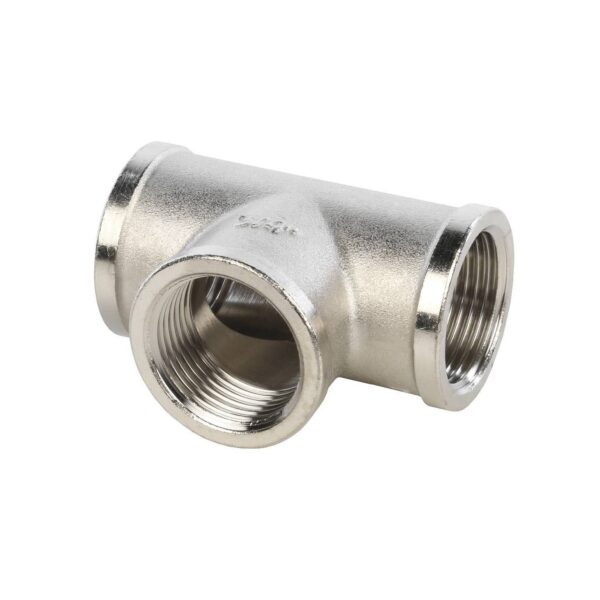 STOUT Тройник ВВ никелированный 3/4″