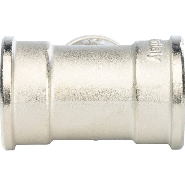 STOUT Тройник ВВ переходной никелированный 1х1/2х1″