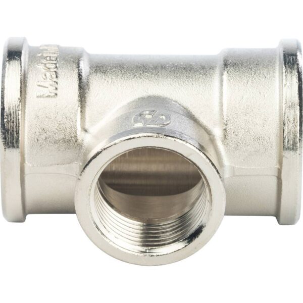STOUT Тройник ВВ переходной никелированный 1х3/4х1″