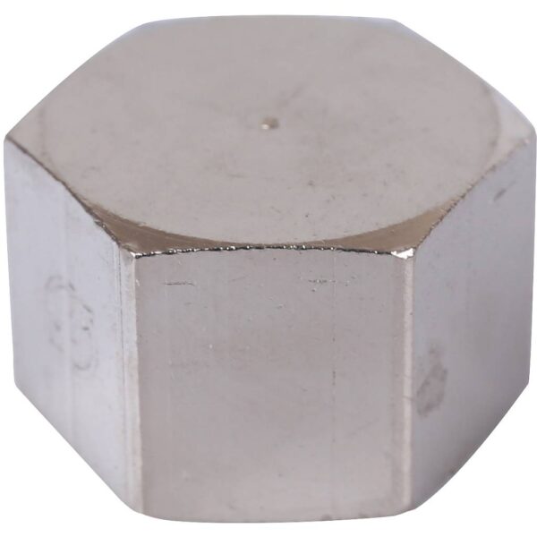 STOUT Заглушка ВР никелированная 1/4″