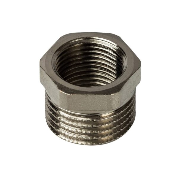 STOUT Футорка никелированная 1/2х3/8″