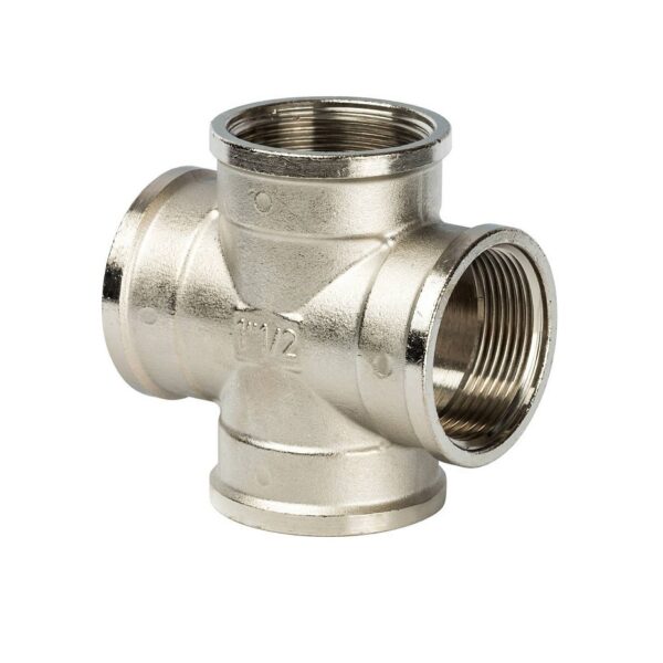 STOUT Крестовина ВВ никелированная 1 1/2″