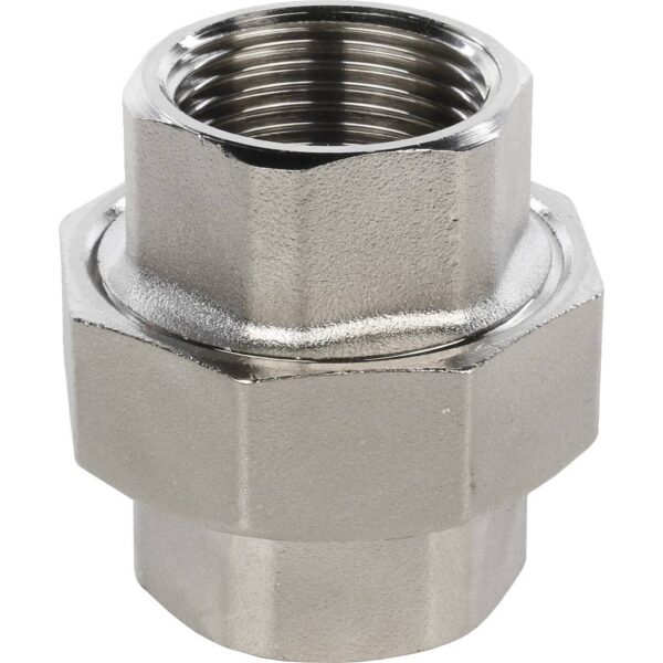 STOUT Разъемное соединение американка ВВ никелированное 1″