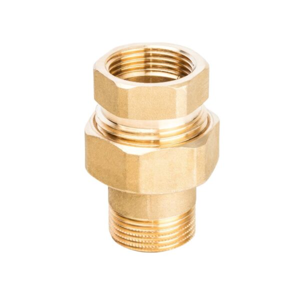 STOUT Разъемное соединение американка ВН, уплотнение под гайкой по плоскости, 3/4″