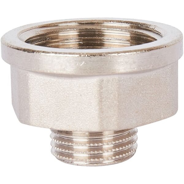 STOUT Переходник под ключ ВН никелированный 1х1/2″