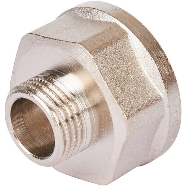 STOUT Переходник под ключ ВН никелированный 1х1/2″